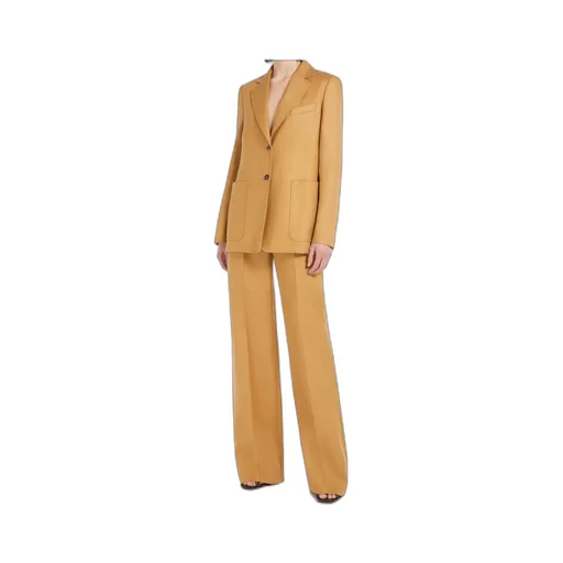 Single-Breasted Long-Sleeved Jacket
