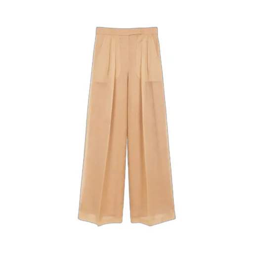 Pianoforte Pleat Detailed Wide Leg Pants