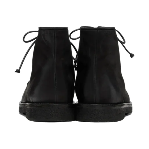 Lace-Up Leather Desert Boots