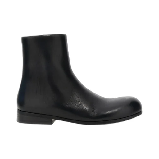Calf Leather Ankle Boots