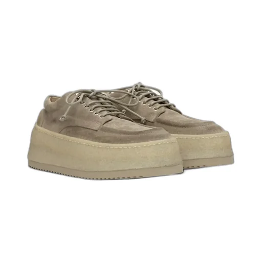 Low-Cut Casual Shoes With Lace Front