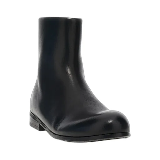 Calf Leather Ankle Boots