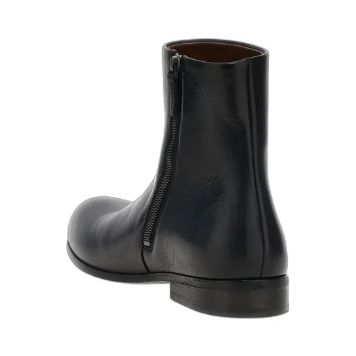 Calf Leather Ankle Boots