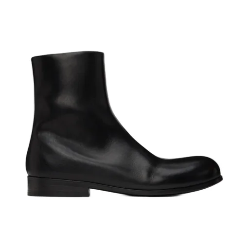Calf Leather Ankle Boots