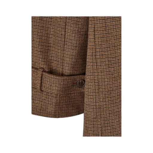 Two-Toned Single-Breasted Coat