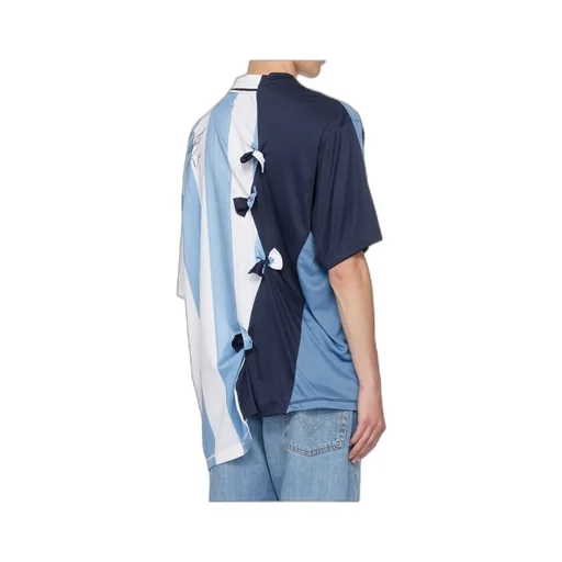Panelled Striped Jersey T-Shirt