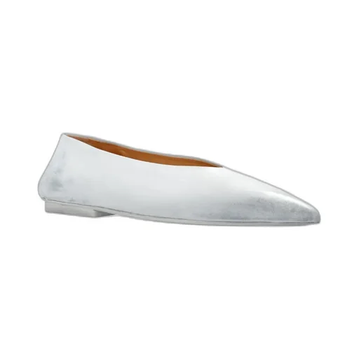 Pointed-Toe Ballet Flats