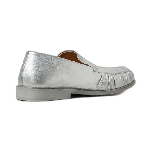 Ruched-Detailed Almond Toe Loafers