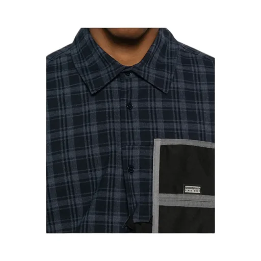 Checked Long-Sleeved Shirt