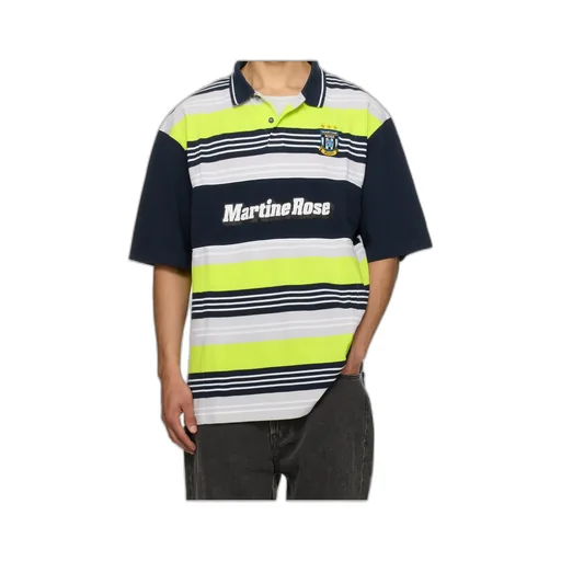 Oversized Panelled Polo Shirt