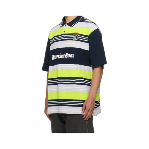 Oversized Panelled Polo Shirt