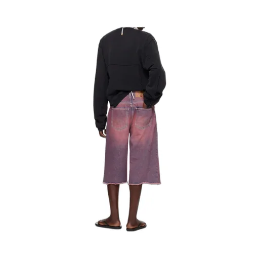 Faded Denim Shorts