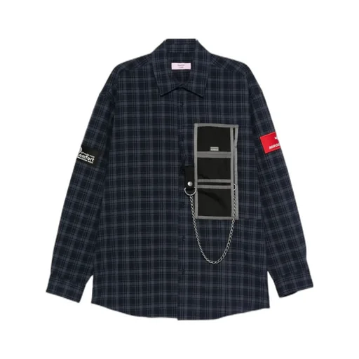 Checked Long-Sleeved Shirt