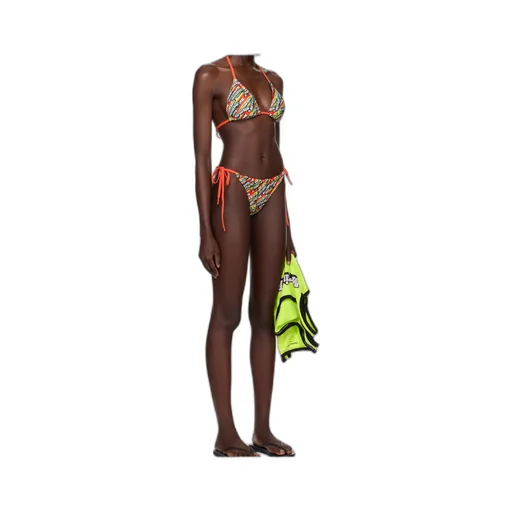 Stretch Nylon Knit Bikini Top