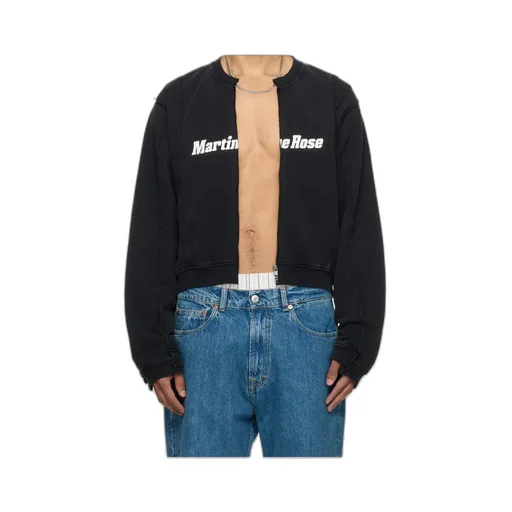 Shrunken Zip-Up Sweatshirt