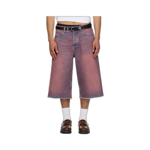 Frayed Denim Shorts