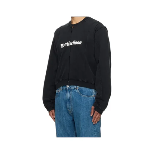 Shrunken Zip-Up Sweatshirt