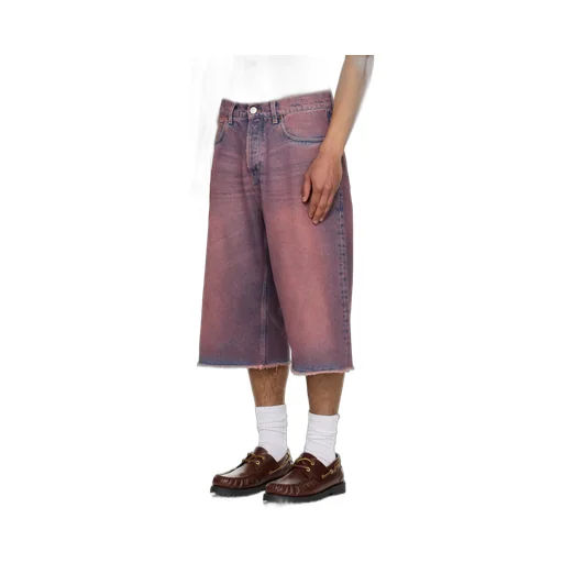 Frayed Denim Shorts