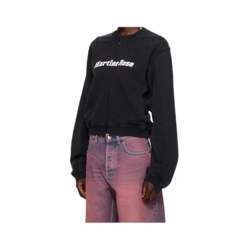 Shrunken Zip Up Crew Jacket