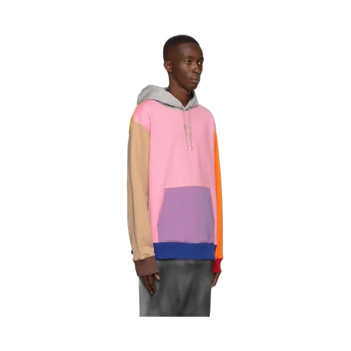 Color Matching Hooded Hoodie
