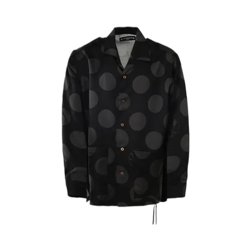 Polka Dot Pattern Suit Coat