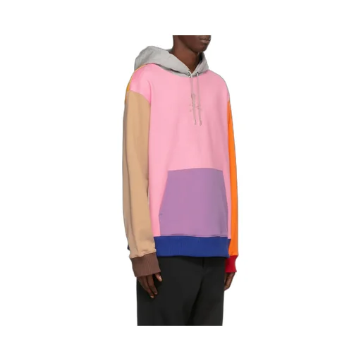 Color Matching Hooded Hoodie