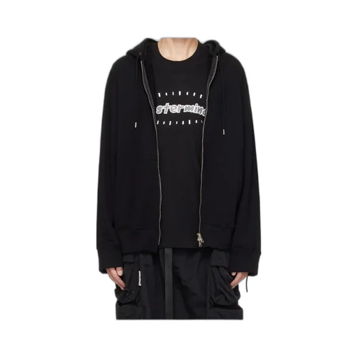 Logo-Printed Hooded Jacket