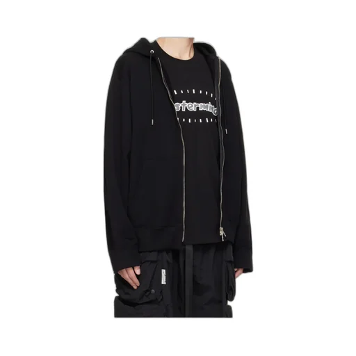 Logo-Printed Hooded Jacket