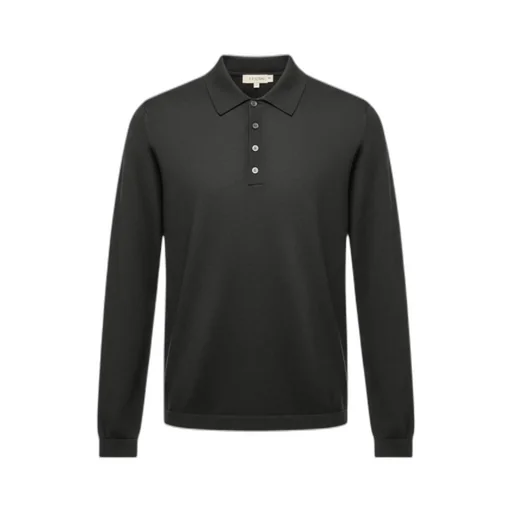 Long-Sleeved Polo Shirt