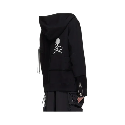 Logo-Printed Hooded Jacket