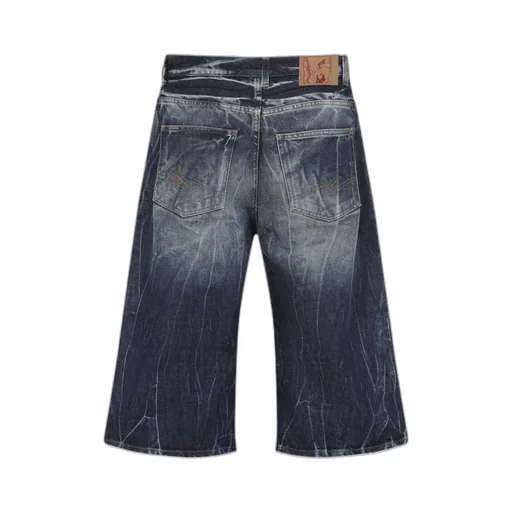 Zipper Denim Shorts