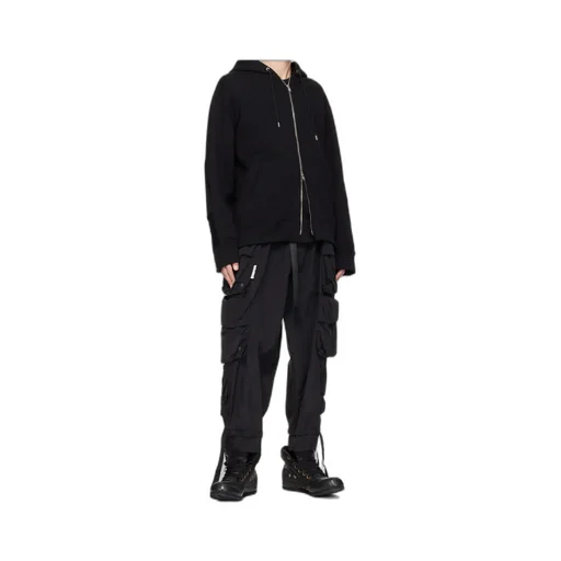 Logo-Printed Hooded Jacket