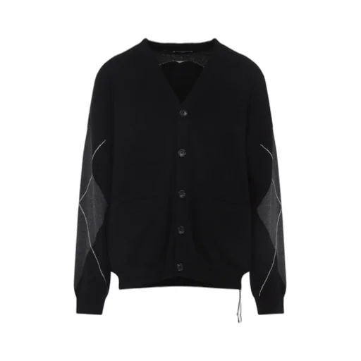 Argyle Cashmere Cardigan