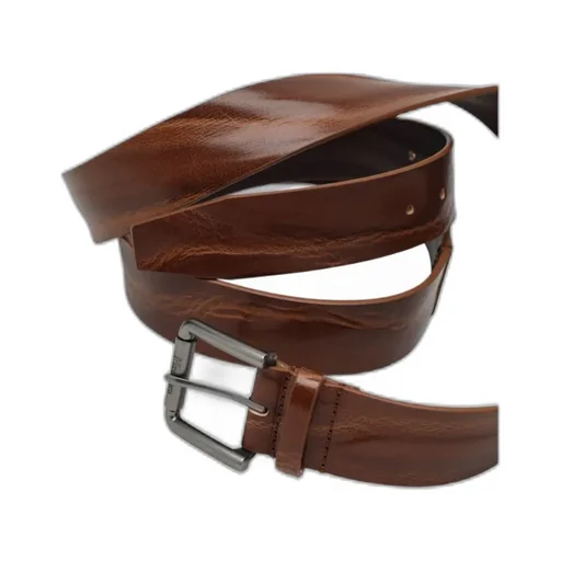 Logo-Engraved Buckle Belt