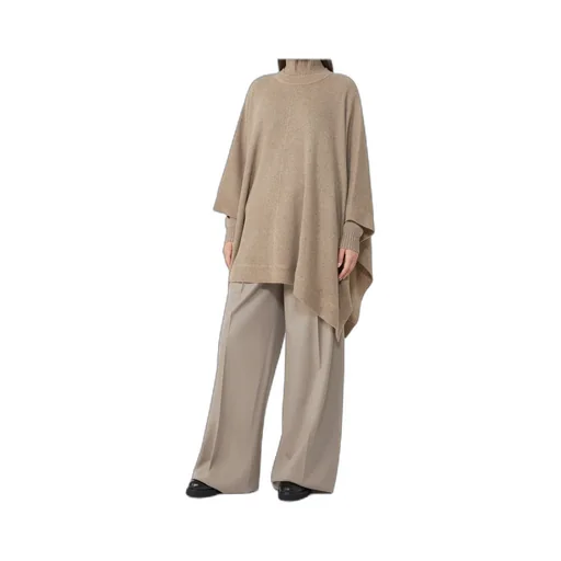 Turtleneck Knit Cape