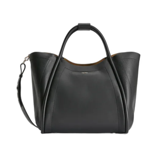 Medium Leather Marine Bag
