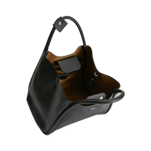 Medium Leather Marine Bag