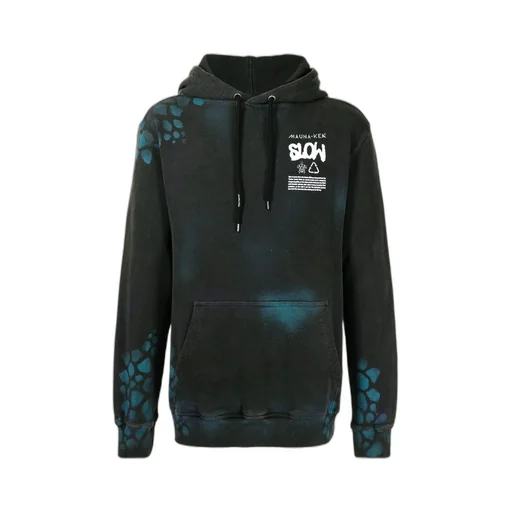 Spray Turtle Print Hoodie