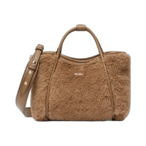 Marine Fluffy Xs Top Handle Bag