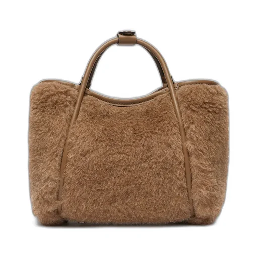 Marine Fluffy Xs Top Handle Bag