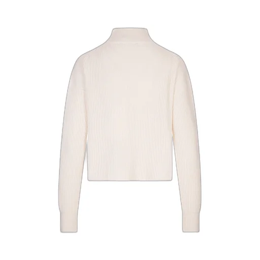 Studio Mock Neck Ribbed Jumper