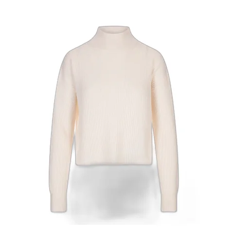 Studio Mock Neck Ribbed Jumper