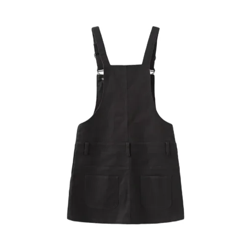 Canvas Suspender Skirt
