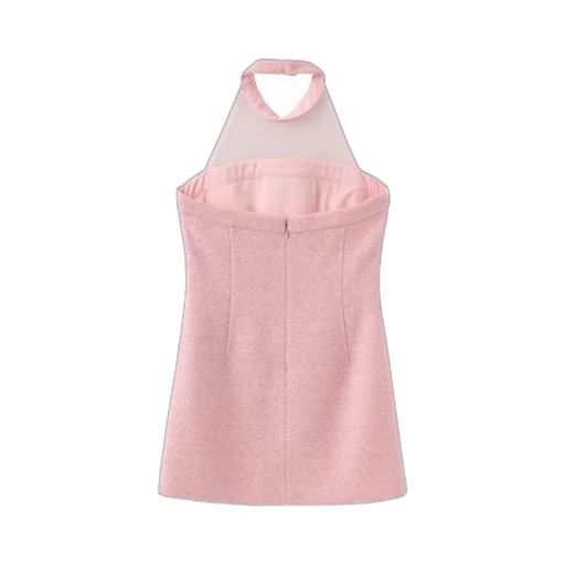 Mesh Halterneck Dress
