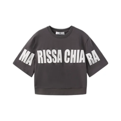 Big Logo Bat Short Sleeve Sweatshirt
