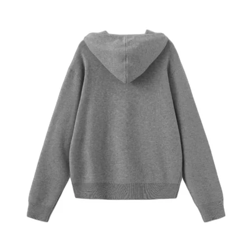 Long-Sleeved Zip-Up Sweatshirt