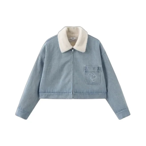 Long-Sleeved Denim Jacket