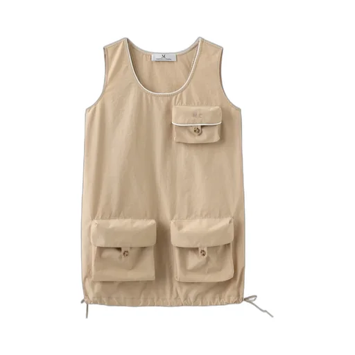 Workwear Drawstring Dress