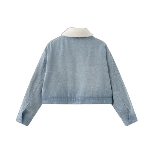 Long-Sleeved Denim Jacket
