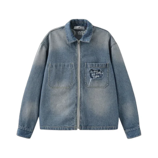 Long-Sleeved Denim Jacket